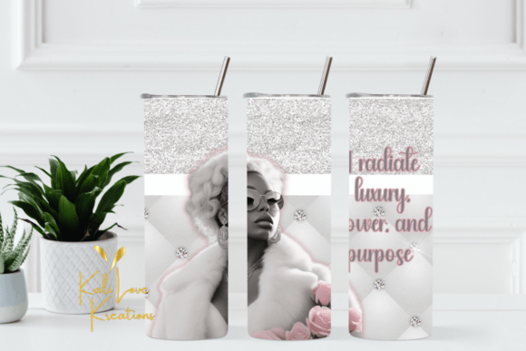 I Radiate Luxury Tumbler Wrap Graphics