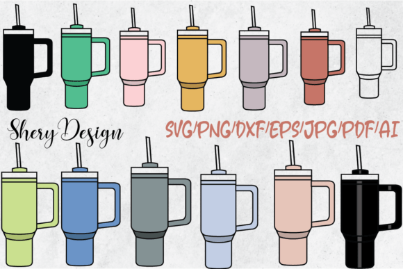 Stanley Quencher Svg for Crafts and Graphics